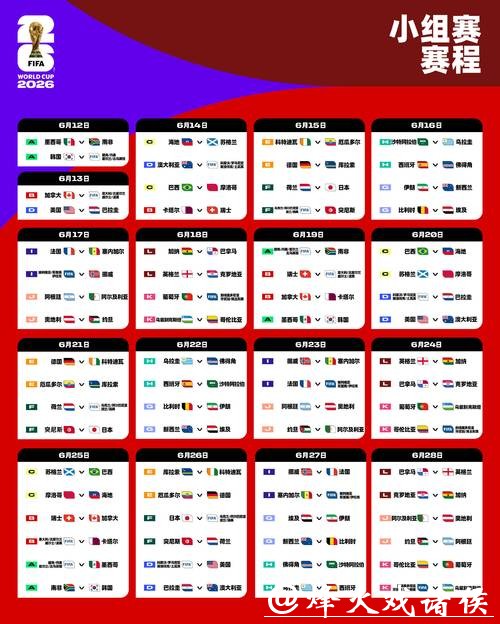 最新世界杯比赛赛程更新及详细安排 最新世界杯比赛赛程更新及详细安排